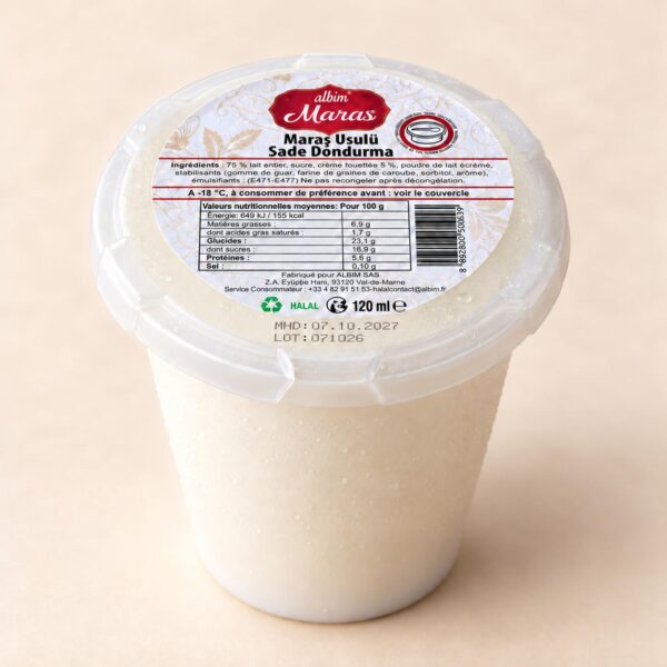 Albim Maraş Usulü Sade Dondurma 120 ml
